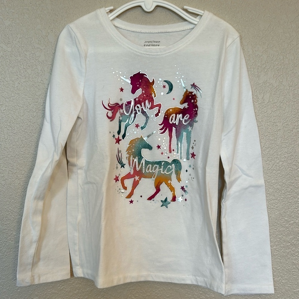 Jumping Beans girls long sleeve t shirt size 6